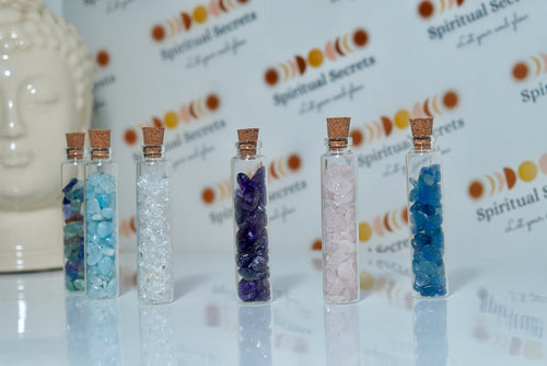 Crystal Potion Glass Jars