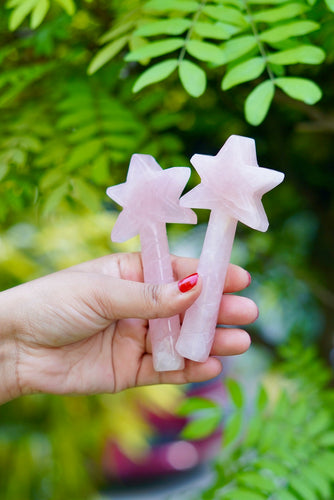 Rose Quartz Wand, Fairy Wand