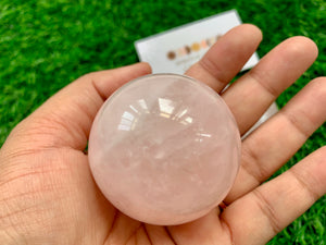 Rose Quartz Crystal Sphere