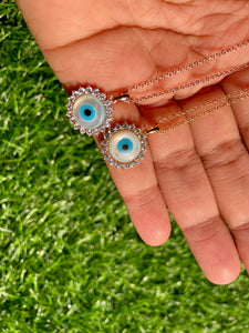 Evil Eye with Swarovski Pendant