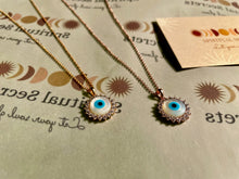 Load image into Gallery viewer, Evil Eye with Swarovski Pendant