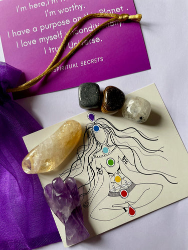 Yoga Empowering  Crystals Kit