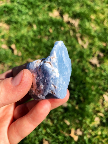 Angelite Rough Pocket Stone