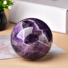 Load image into Gallery viewer, Amethyst Crystal Sphere