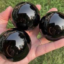 Load image into Gallery viewer, Black Obsidian Sphere