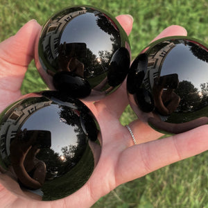 Black Obsidian Sphere