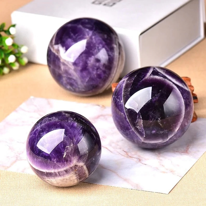 Amethyst Crystal Sphere