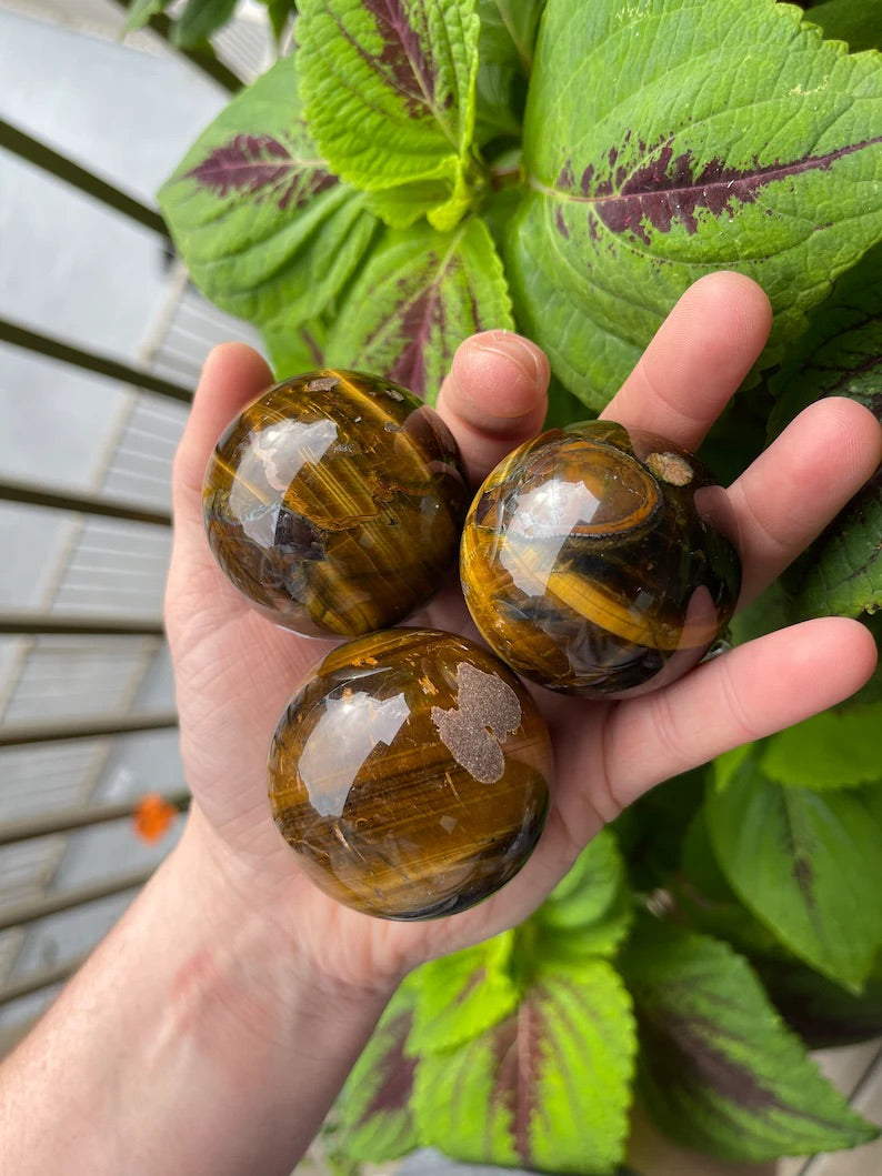 Tiger Eye Crystal Sphere